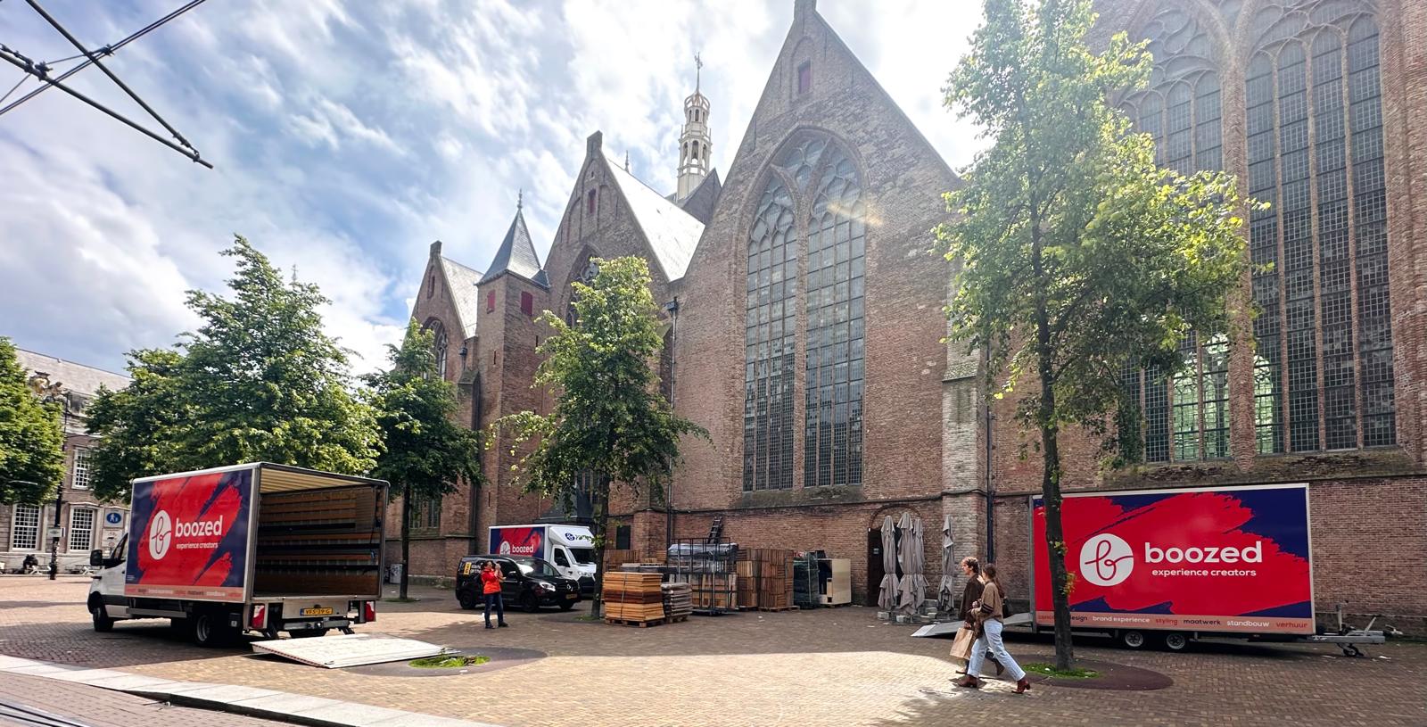 afbouw foto grote kerk den haag